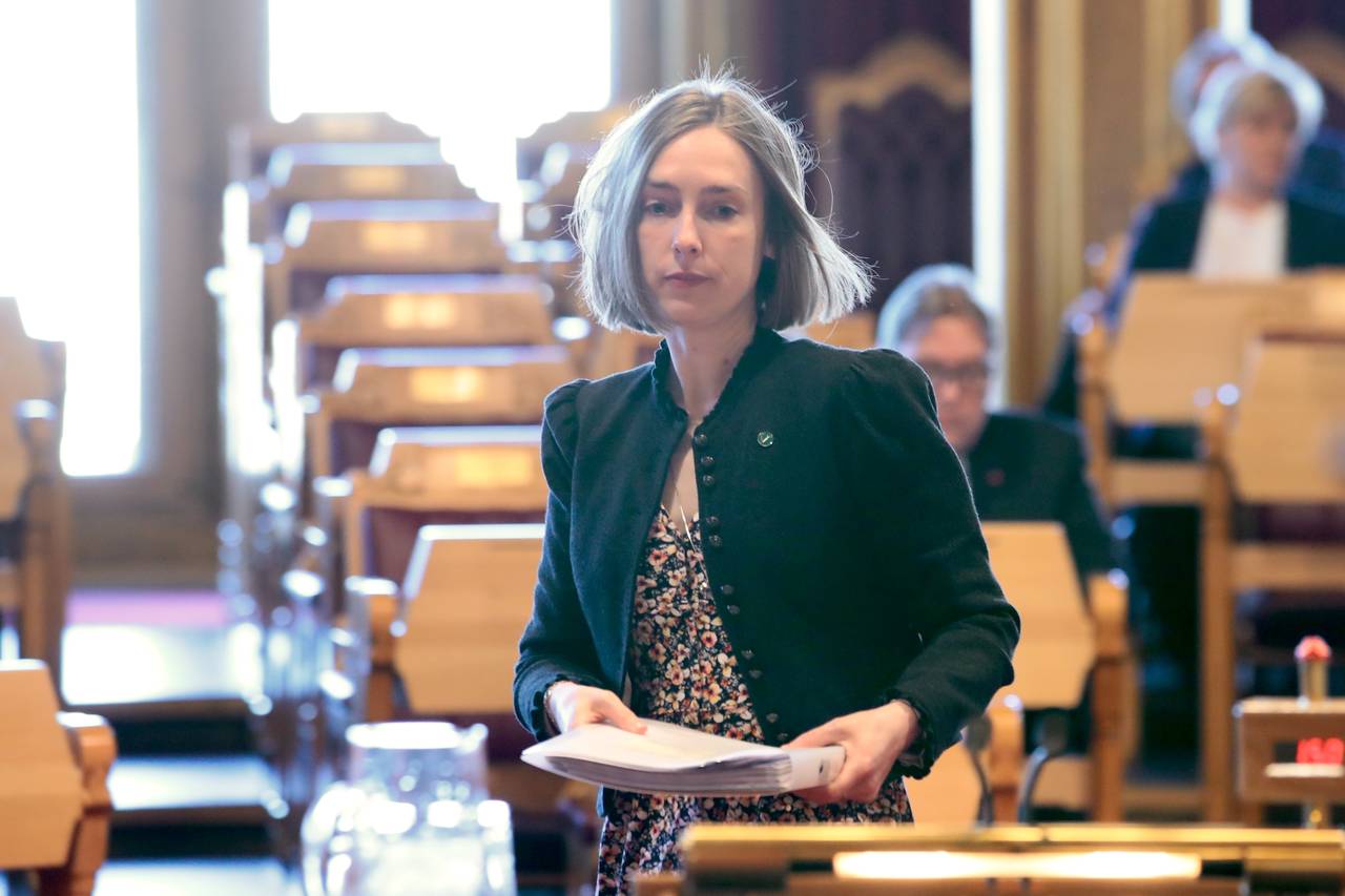 Næringsminister Iselin Nybø var tirsdag i samtale med sin britiske kollega Conor Burns. Foto: Håkon Mosvold Larsen / NTB scanpix