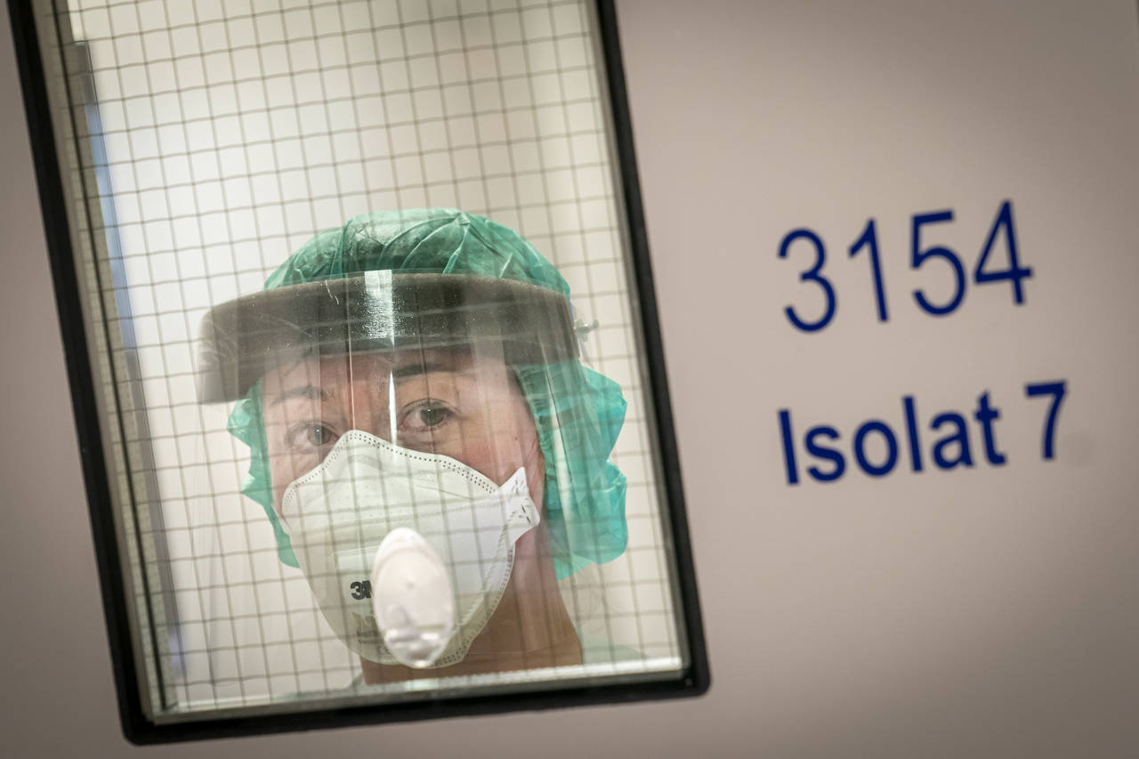 Ullevål sykehus har tre pasienter innlagt med koronasmitte. Foto: Heiko Junge / NTB scanpix