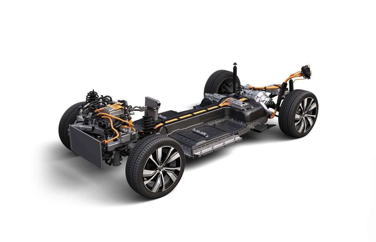 KOMMER MER: Etter XC40 skal Volvo til neste år lansere en elbil til, basert på den samme CMA-plattformen. Foto: Produsenten