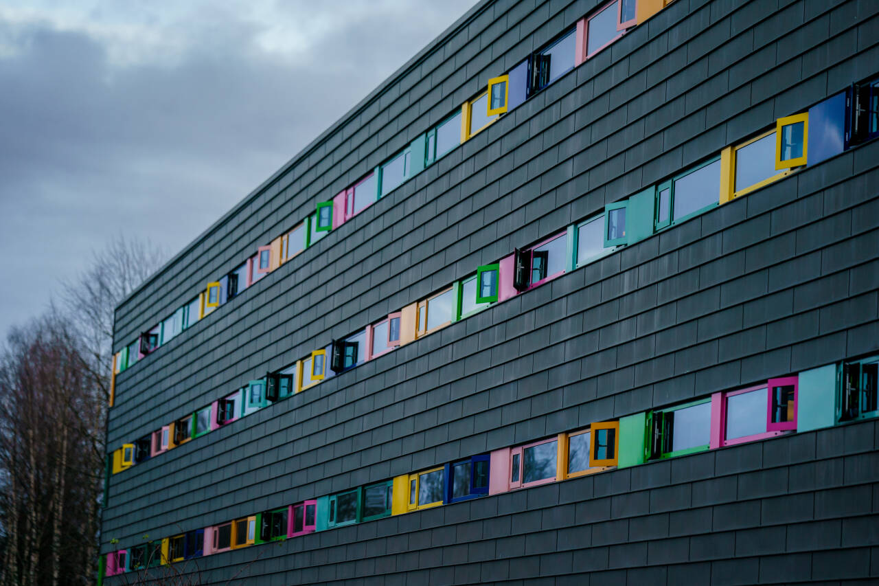 Dette hotellet ved Oslo lufthavn brukes som karantenehotell. Foto: Stian Lysberg Solum / NTB
