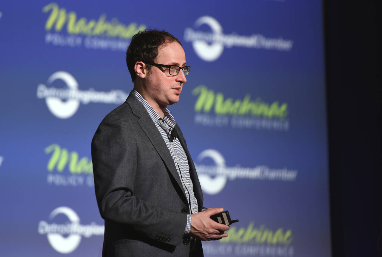 Tallknuser og ansvarlig redaktør Nate Silver i FiveThirtyEight slår hardt tilbake mot dem som har kritisert meningsmålinger for å villede velgere. Arkivfoto: Tanya Moutzalias / The Ann Arbor News-MLive.com Detroit via AP / NTB