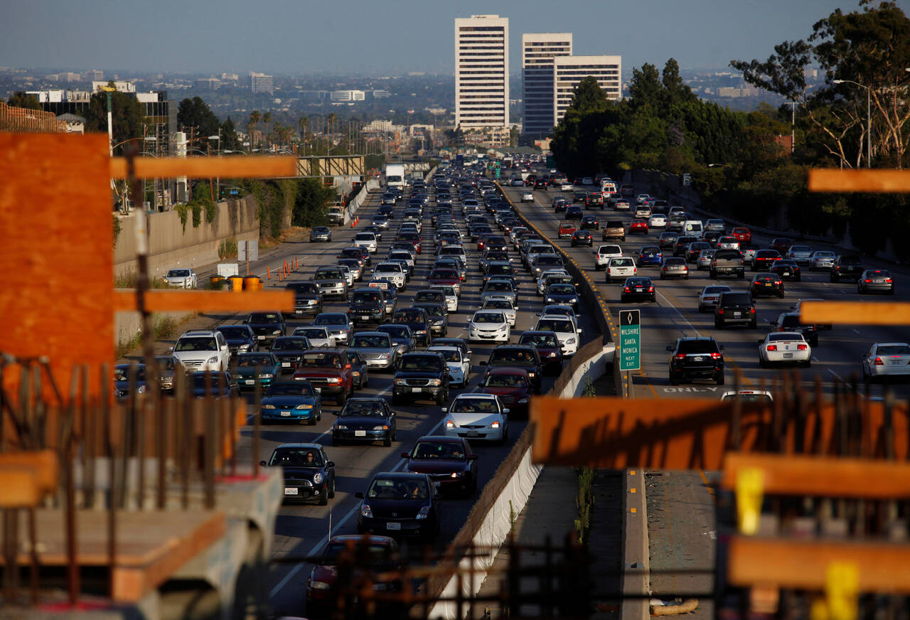 TETT TRAFIKK: California ønsker å gjøre trafikken utslippsfri. Foto: Eric Thayer / Reuters