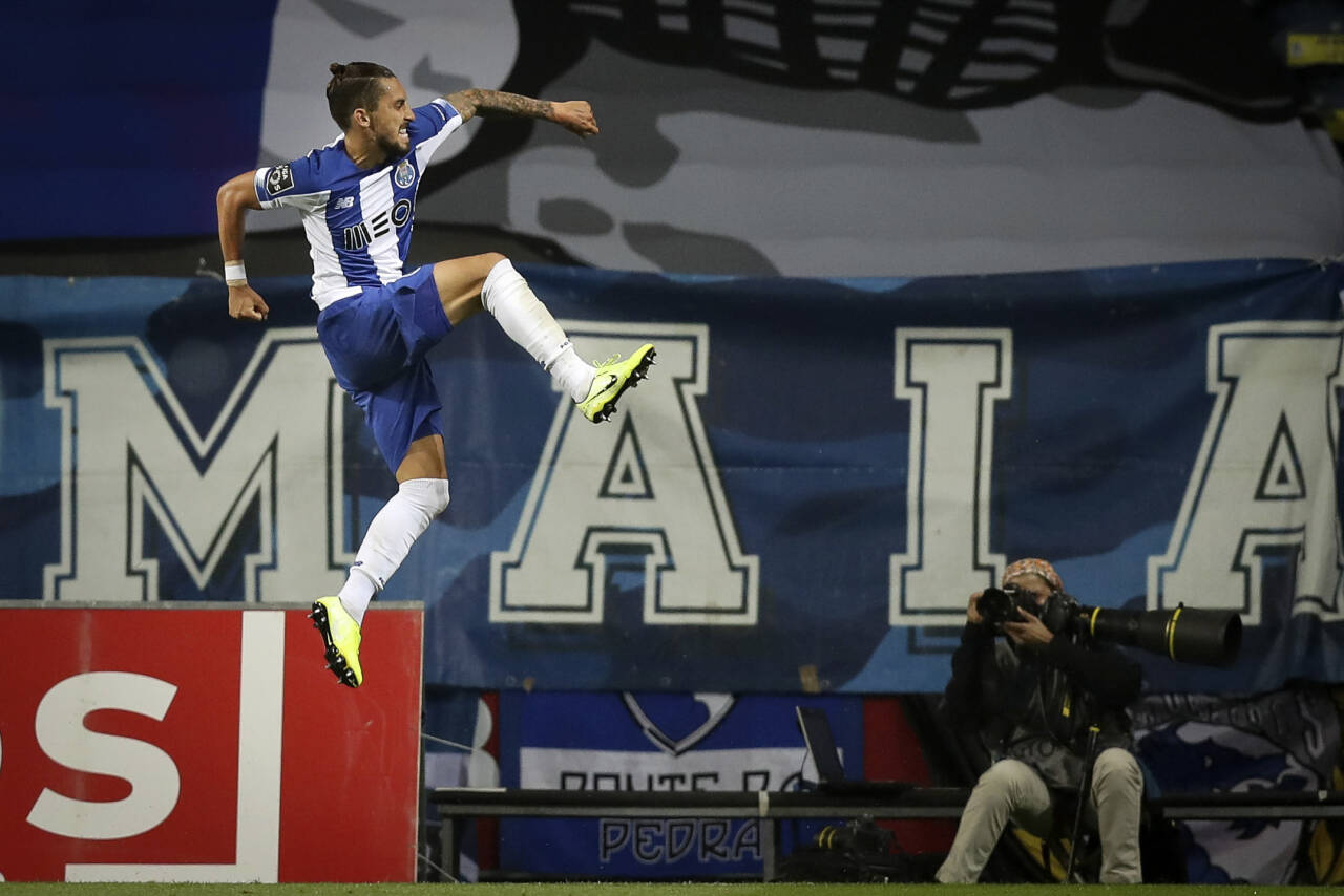 Alex Telles er klar for Manchester United. Foto: Jose Coelho / AP / NTB scanpix