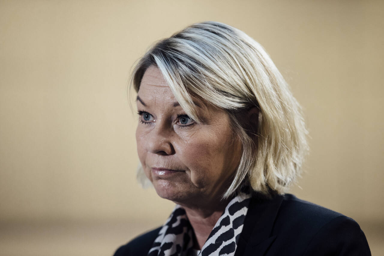 Justis- og beredskapsminister Monica Mæland ber utlendingsmyndighetene være konsekvent i bortvisningen av hatpredikanter. Foto: Jil Yngland / NTB