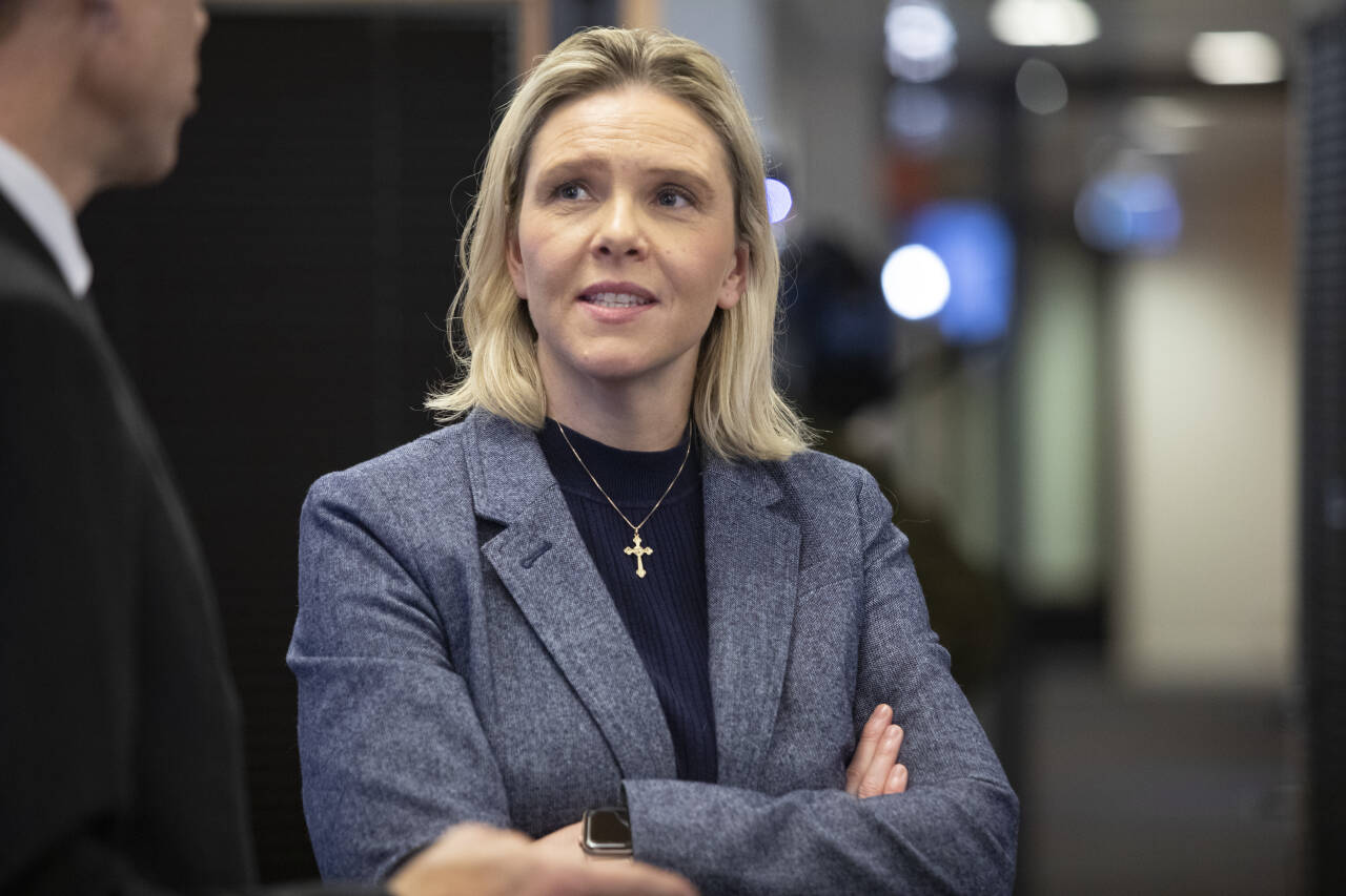 Sylvi Listhaug har ledet Fremskrittspartiets programkomité. Tirsdag la hun fram komiteens førsteutkast til nytt partiprogram. Foto: Terje Bendiksby / NTB