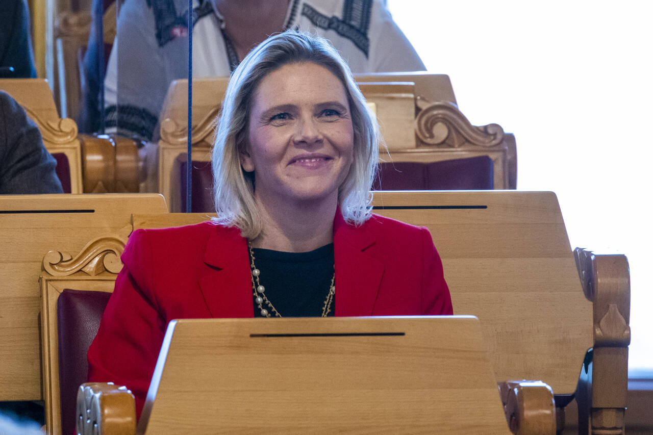 Sylvi Listhaug (Frp) leder partiets innvandringsutvalg, som mandag legger fram en rekke nye forslag til krav for å få permanent oppholdstillatelse og statsborgerskap i Norge.Foto: Terje Pedersen / NTB