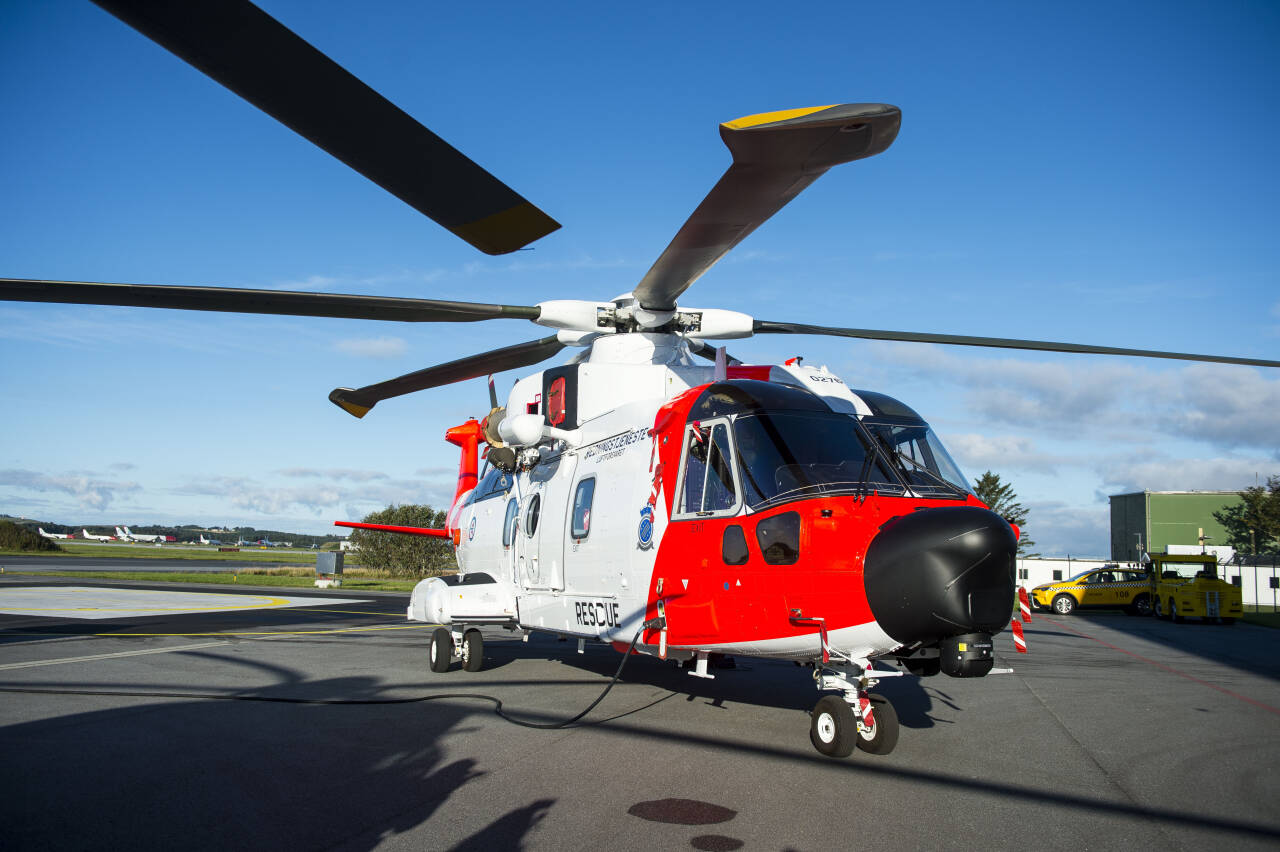 Norges nye redningshelikoptre AW101 tar over jobben etter Sea King. Illustrasjonsfoto: Carina Johansen / NTB