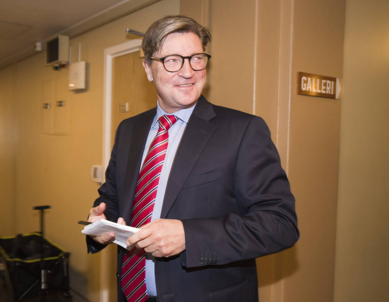 Stortingsrepresentant Christian Tybring-Gjedde ble overrasket da han mandag ble oppringt av den amerikanske presidenten som ville takke ham for å ha nominert ham til Nobels fredspris. Arkivfoto: Terje Pedersen / NTB