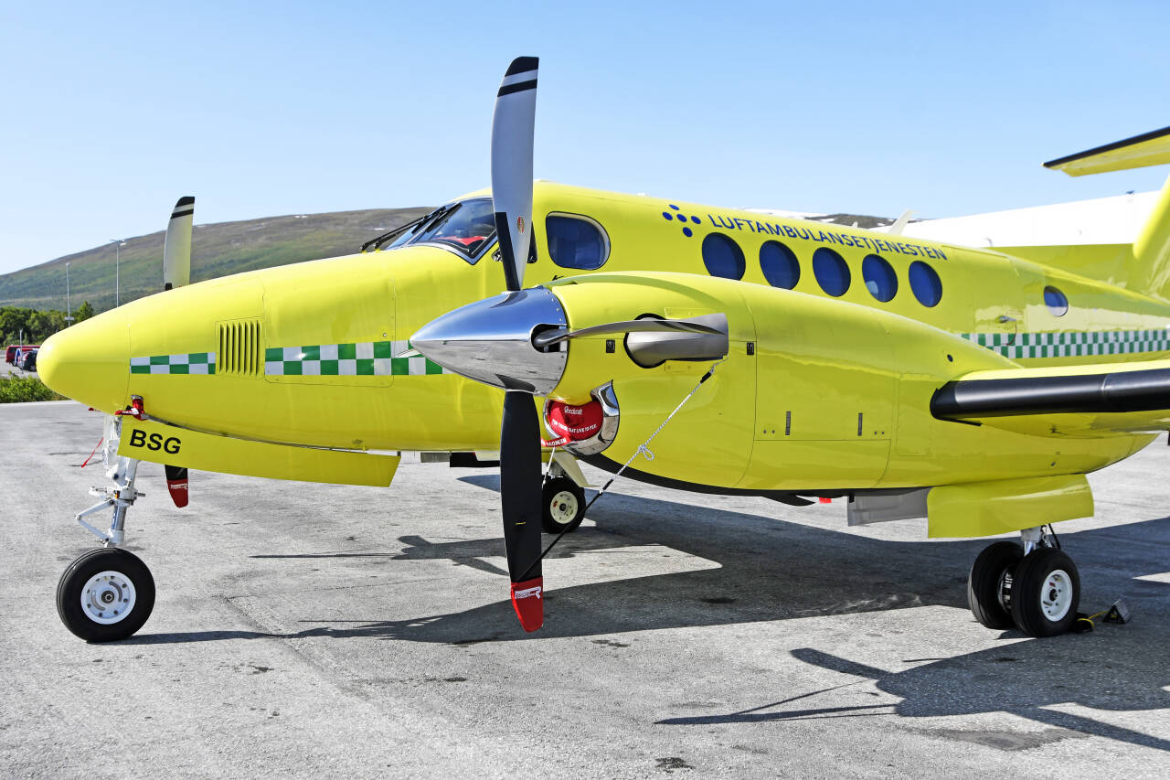 Ambulanseflybasen i Brønnøysund er stengt. Foto: Rune Stoltz Bertinussen / NTB scanpix