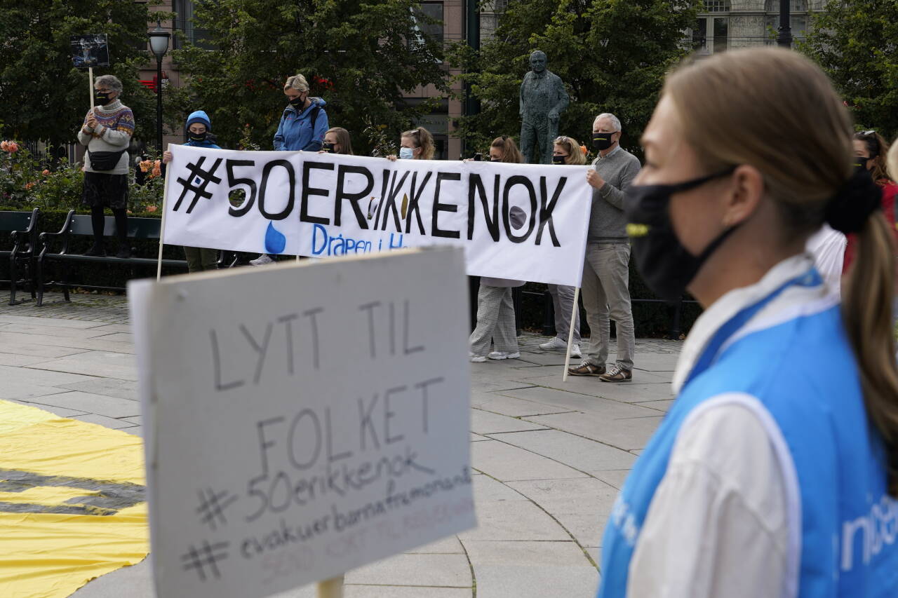 En rekke organisasjoner deltok i markeringen torsdag. Foto: Gorm Kallestad / NTB