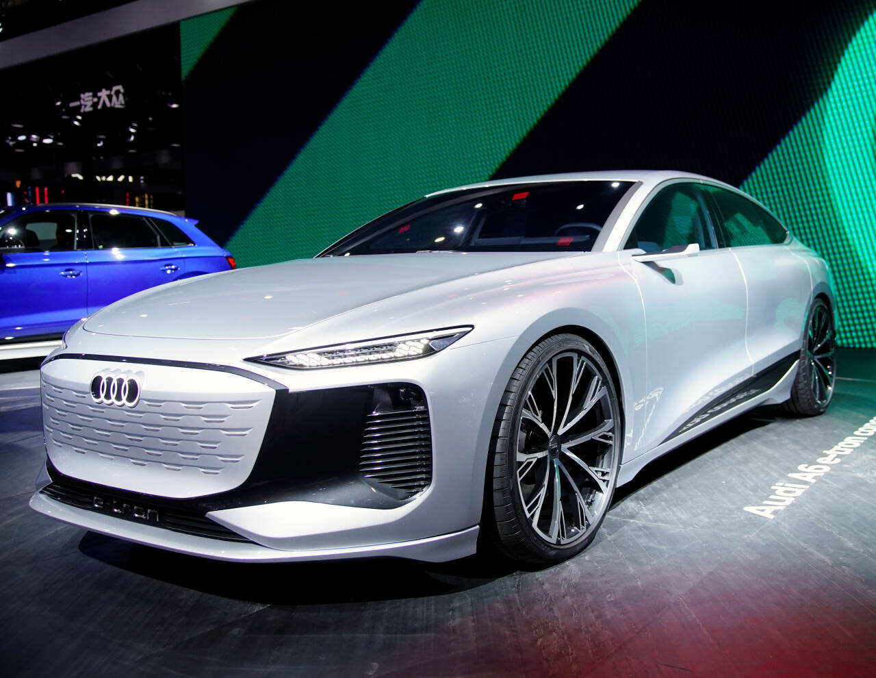KONSEPT: Audi kaller A6 e-tron for et konsept, men legger ikke skjul på at bilen skal i produksjon mot slutten av neste år. Foto: Aly Song / Reuters