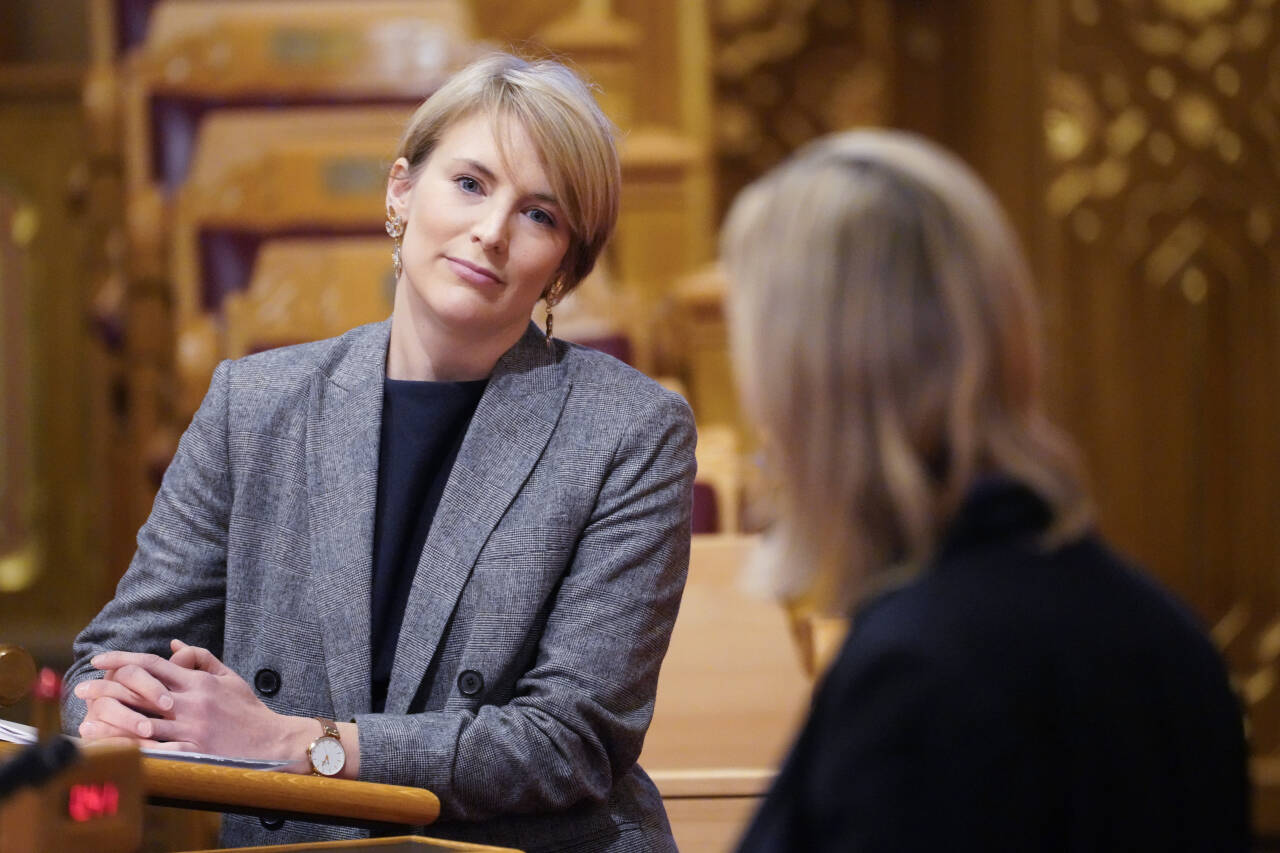 SVs Kari Elisabeth Kaski under en debatt i Stortinget. Arkivfoto: Ole Berg-Rusten / NTB