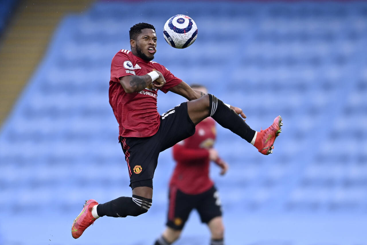 Fred har gjennom sesongen opplevd å få rasistiske meldinger i sosiale medier. Nylig gikk Manchester United-profilen ut og sa at «vi ikke kan mate den kulturen». Foto: Laurence Griffiths / AP / NTB