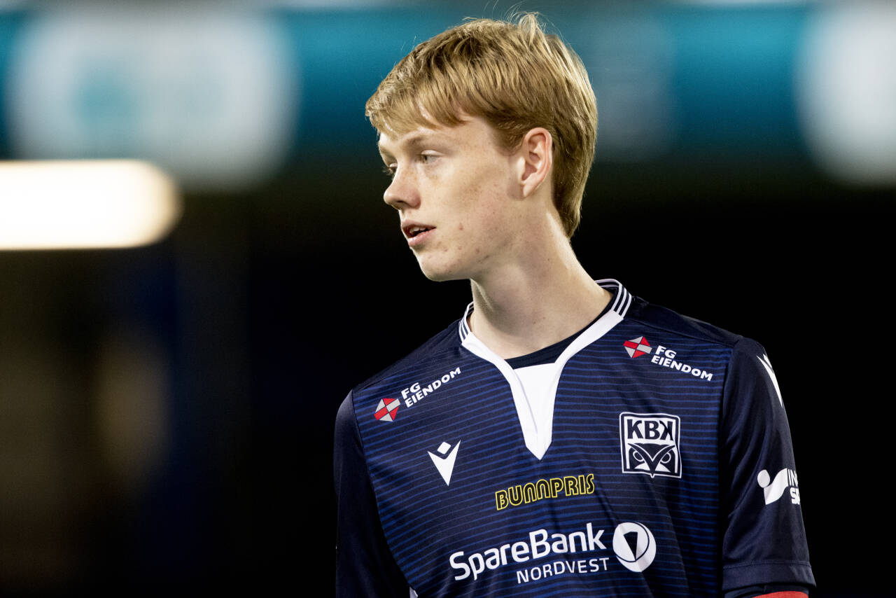 Noah Solskjær ler av uttalelsene som falt søndag. Foto: Svein Ove Ekornesvåg / NTB