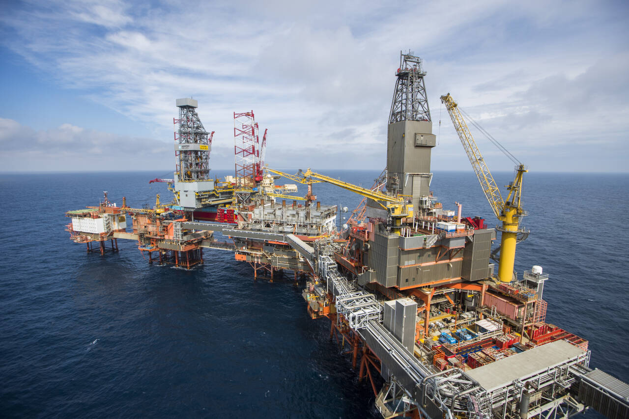 Aker BP har plugget 30 brønner på Valhall-feltet i Nordsjøen siden 2014. Foto: Håkon Mosvold Larsen / NTB