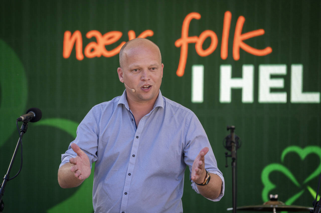 Senterpartileder Trygve Slagsvold Vedum har ikke grunn til å juble over TV 2s siste meningsmåling. Foto: Ole Berg-Rusten / NTB