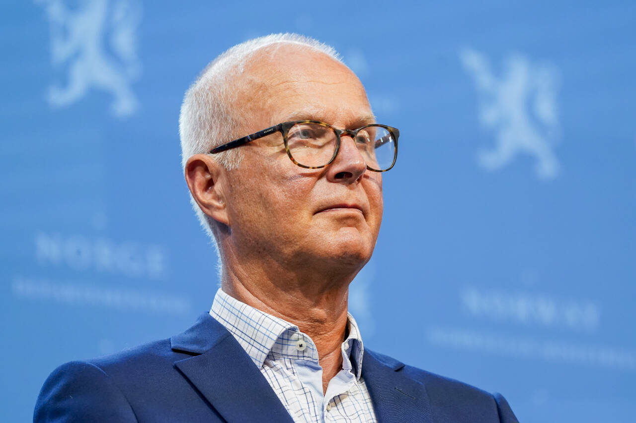 Helsedirektør Bjørn Guldvog under en tidligere pressekonferanse om koronasituasjonen.Foto: Torstein Bøe / NTB