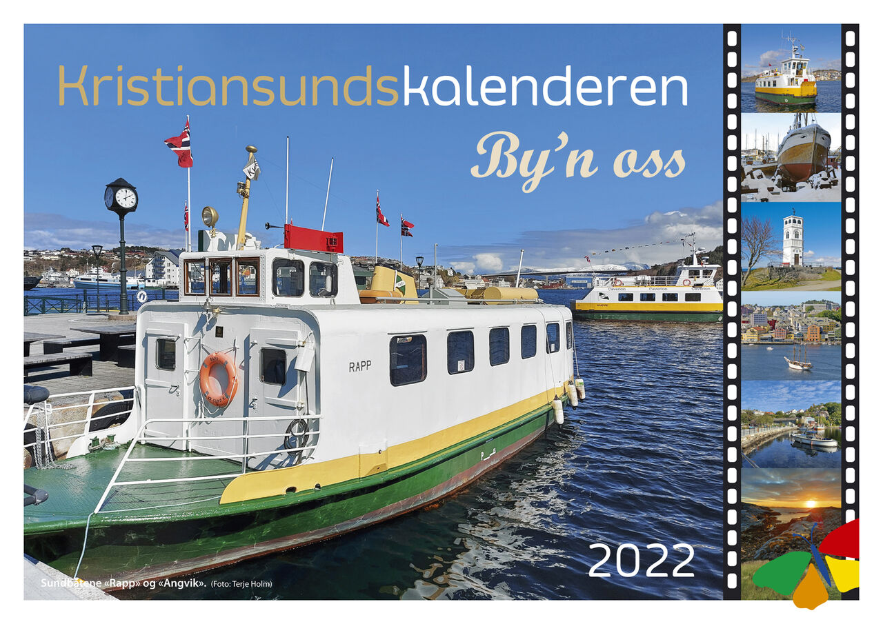 Industrikopi gir ut Kristiansundskalenderen “By’n oss” for 2022. (Foto: Terje Holm)