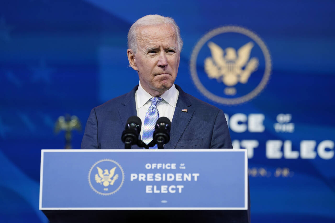 Påtroppende president Joe Biden. Foto: Susan Walsh AP / NTB