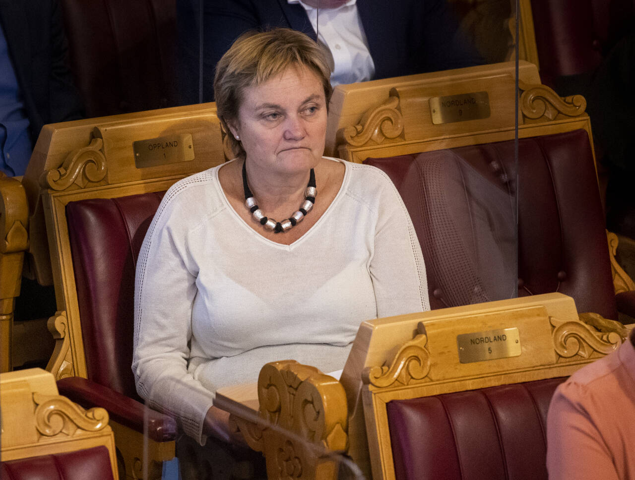 Arbeiderpartiet, Fremskrittspartiet, Senterpartiet og SV er enige om en liste med over 20 endringer i krisetiltakene. Rigmor Aasrud har vært Arbeiderpartiets representant i samtalene. Foto: Terje Pedersen / NTB