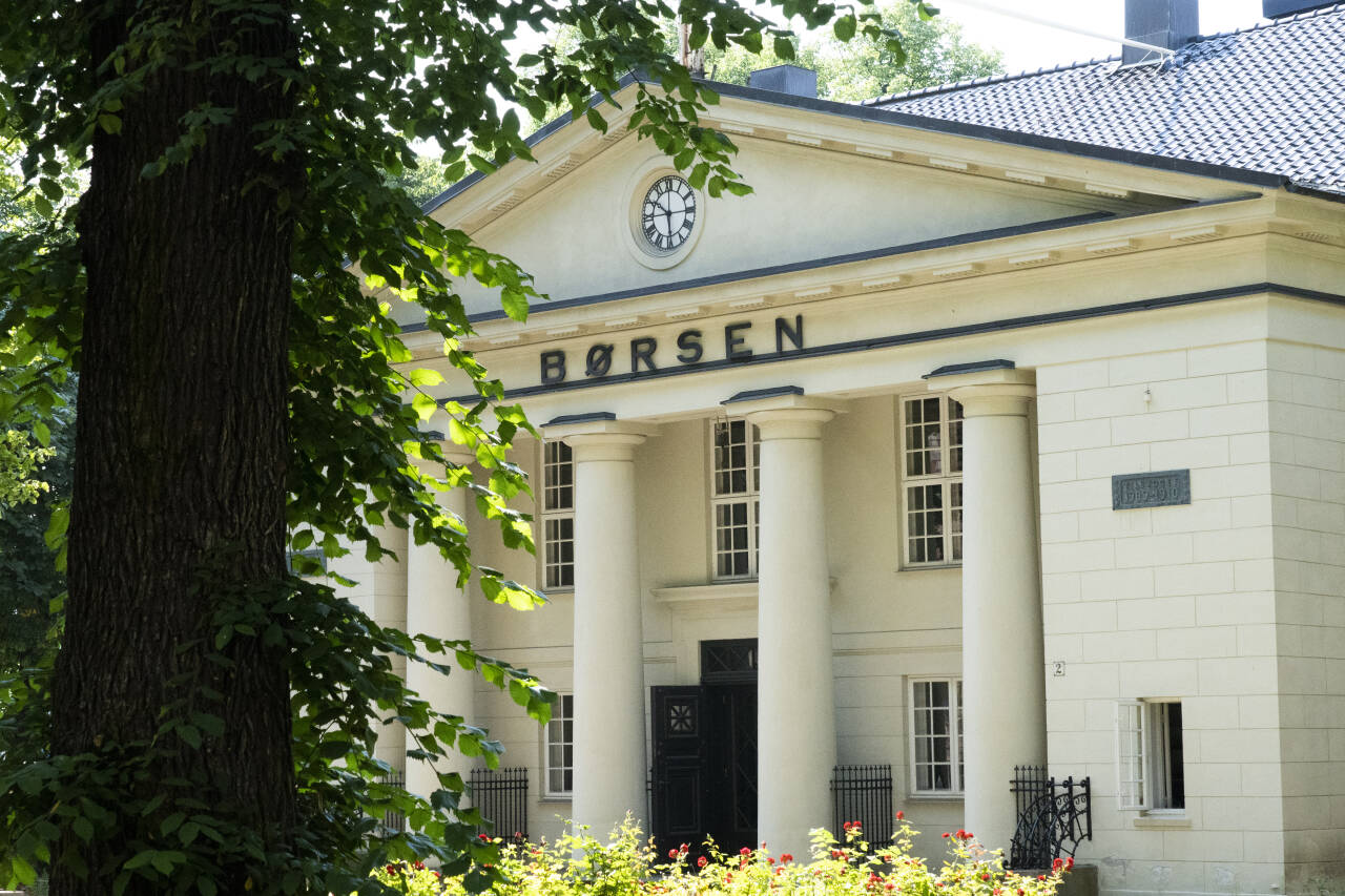 Nedgang på Oslo Børs fredag.Foto: Erik Johansen / NTB