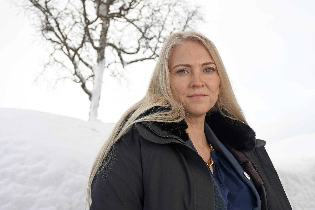 Forhandlingsleder for Unio, Lill Sverresdatter Larsen, melder onsdag at partene i sykehusstreiken er enige om frivillig lønnsnemnd.Foto: Rune Stoltz Bertinussen / NTB