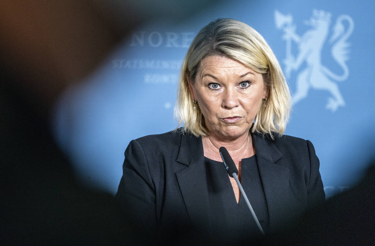 Justisminister Monica Mæland og regjeringen kommer nå med en tiltaksplan mot uønsket påvirkning i forbindelse med valget. Foto: Gorm Kallestad / NTB