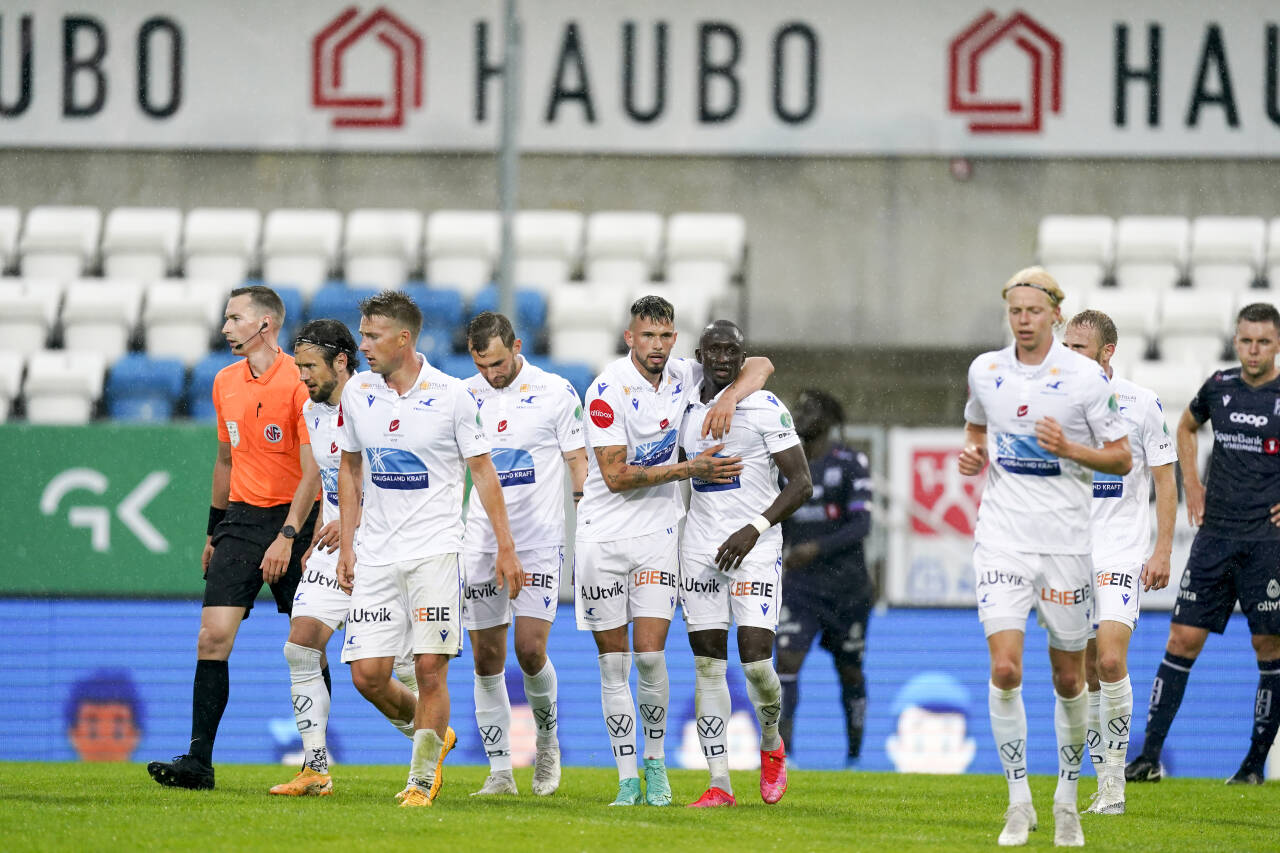 Haugesund slo Kristiansund 2-0 hjemme søndag. Foto: Jan Kåre Ness / NTB