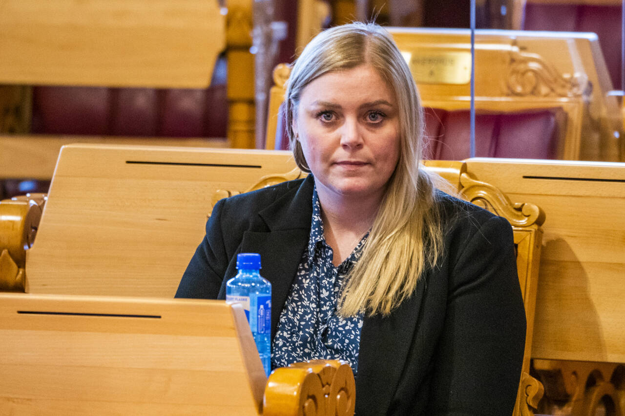 Olje- og energiminister Tina Bru (H) lover nye 100 millioner kroner til satsingen på hydrogen. Foto: Håkon Mosvold Larsen / NTB