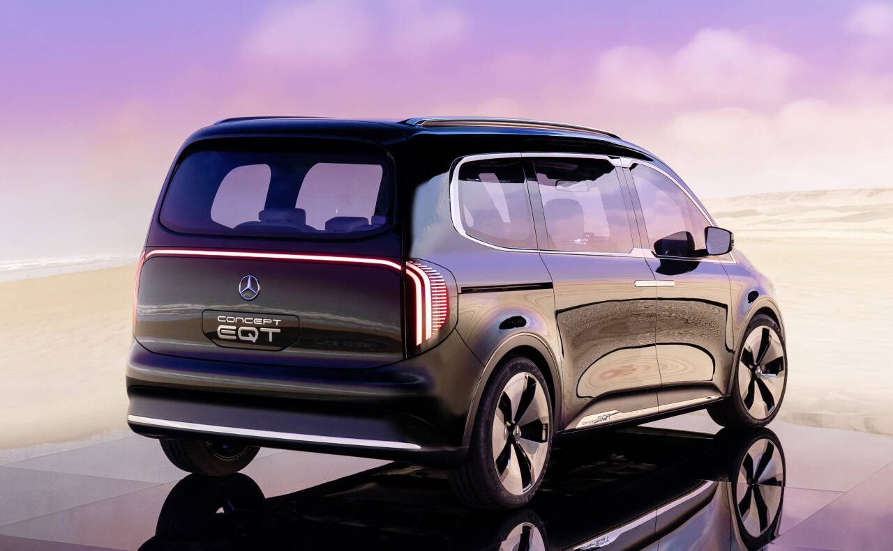 SJUSETER: Neste år skal Mercedes lansere en elektrisk flerbruksbil. Foto: Produsenten