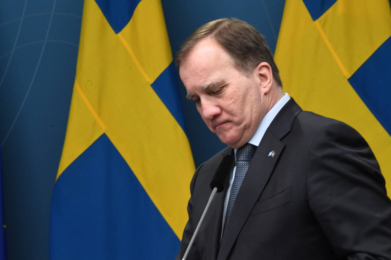 Statsminister Stefan Löfven sa denne uka at det er for tidlig å si hva som gikk riktig og galt i Sveriges håndtering av koronapandemien. Foto: Fredrik Sandberg / TT / NTB
