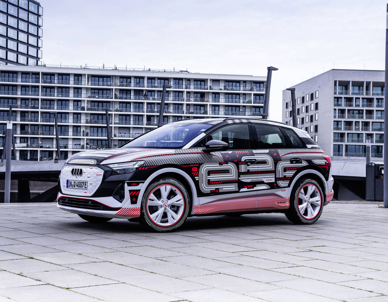 PÅ GANG: Audis tredje elbilmodell, Q4 e-tron, er nå i produksjon. Foto: Produsenten 