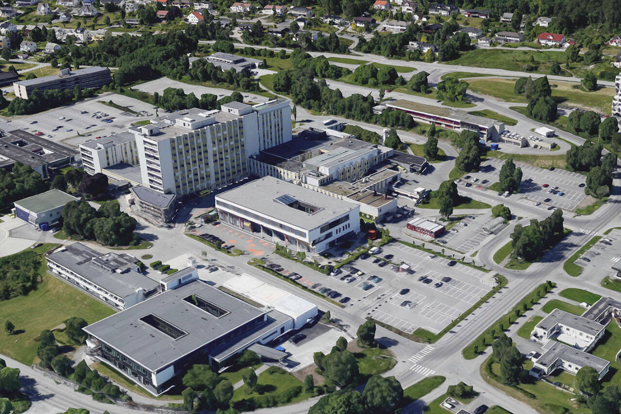 – Hvis det er store fagmiljø man ønsker i Molde, er forslaget om å se mot Åse sykehus som fellessykehus en mulig løsning, skriver Ken alvin Jenssen i dette leserinnlegget. Illustrasjon: Google Earth