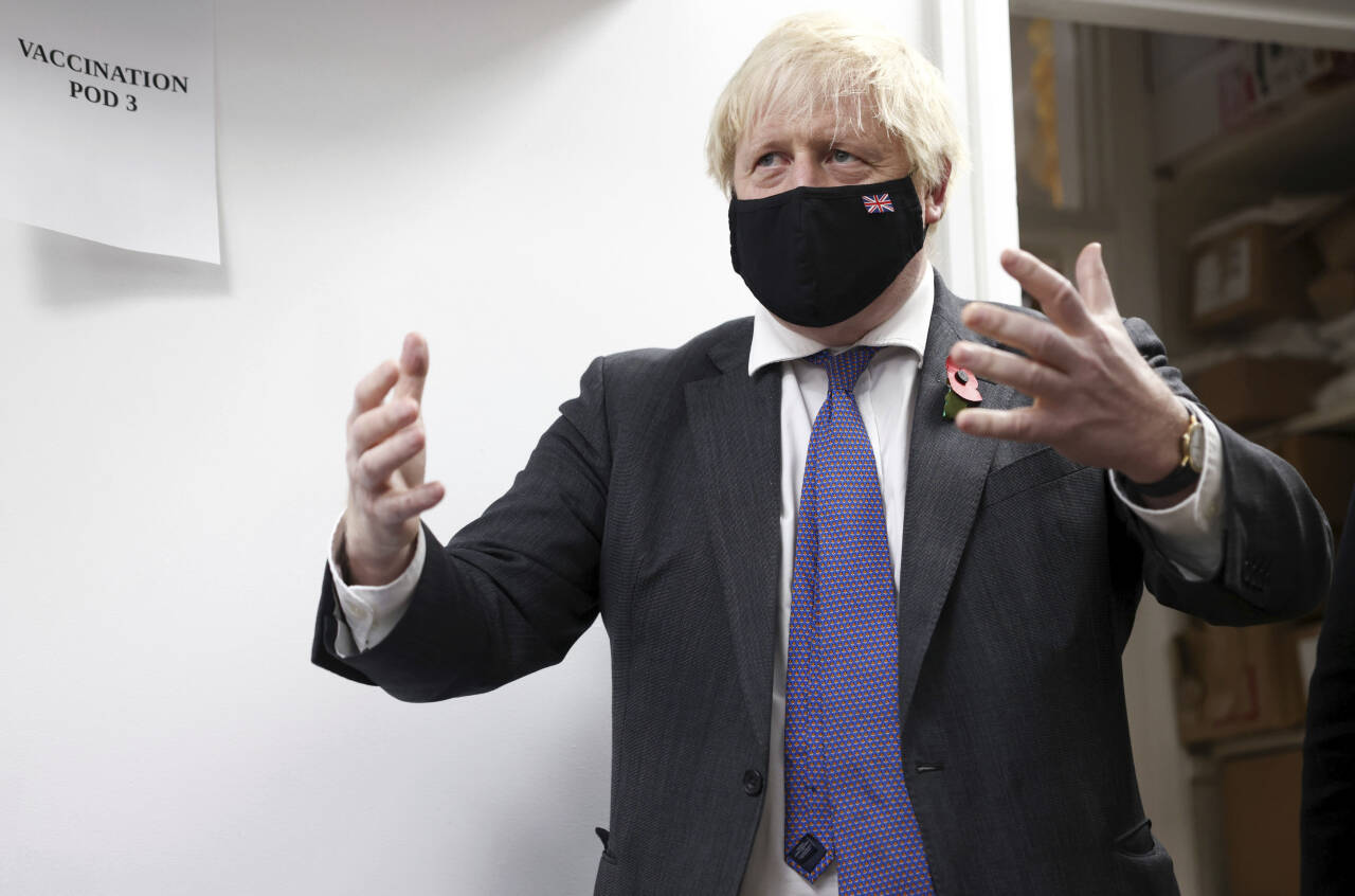 Storbritannias statsminister Boris Johnson er fornøyd med slutterklæringen fra Glasgow. Foto: Henry Nicholls / AP / NTB