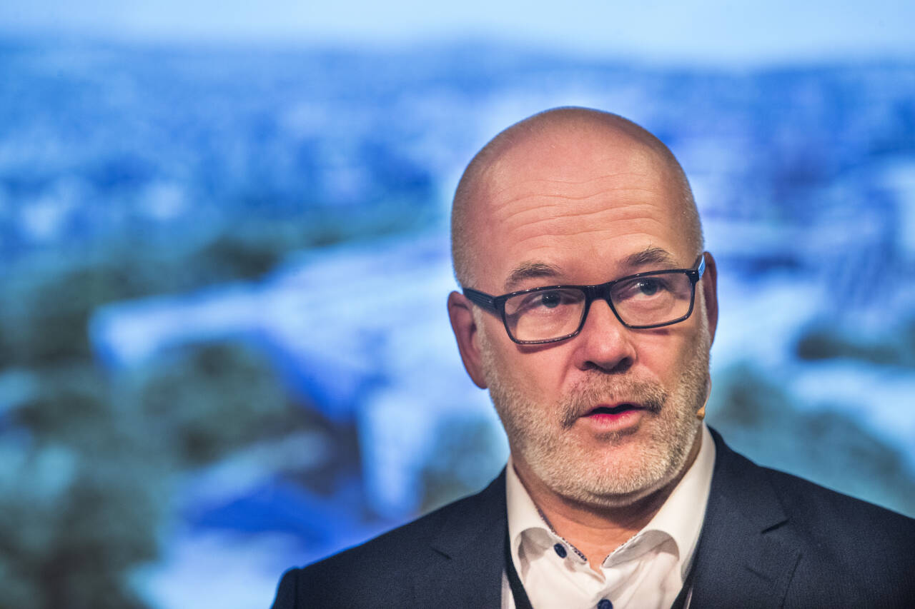 Kringkastingssjef Thor Gjermund Eriksen sier at NRK ikke ber om noen voldsom inntektsvekst, men å få utjevning for en periode med lavere inntektsvekst enn sine konkurrenter. Foto: Terje Bendiksby / NTB