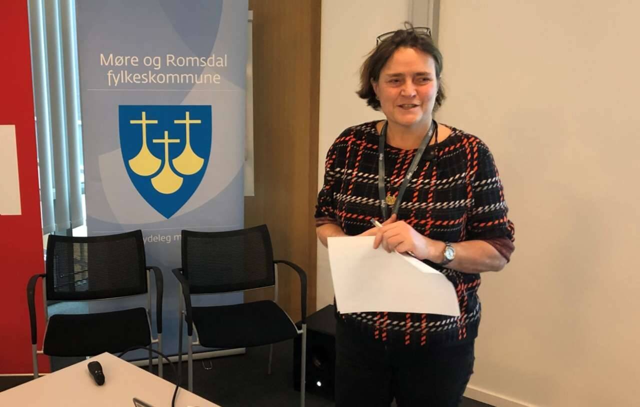 May-Britt Roald, rådgiver i Møre og Romsdal fylkeskommune. Foto: Møre og Romsdal fylkeskommune