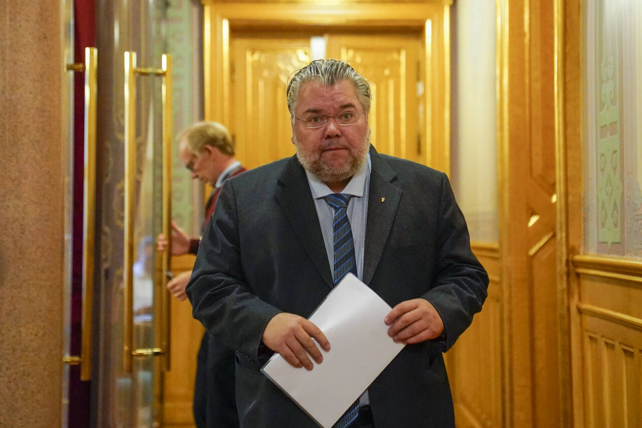 Morten Wold (Frp) sier til VG at Stortinget bestrider kravet fra Skatteetaten. Foto: Torstein Bøe / NTB
