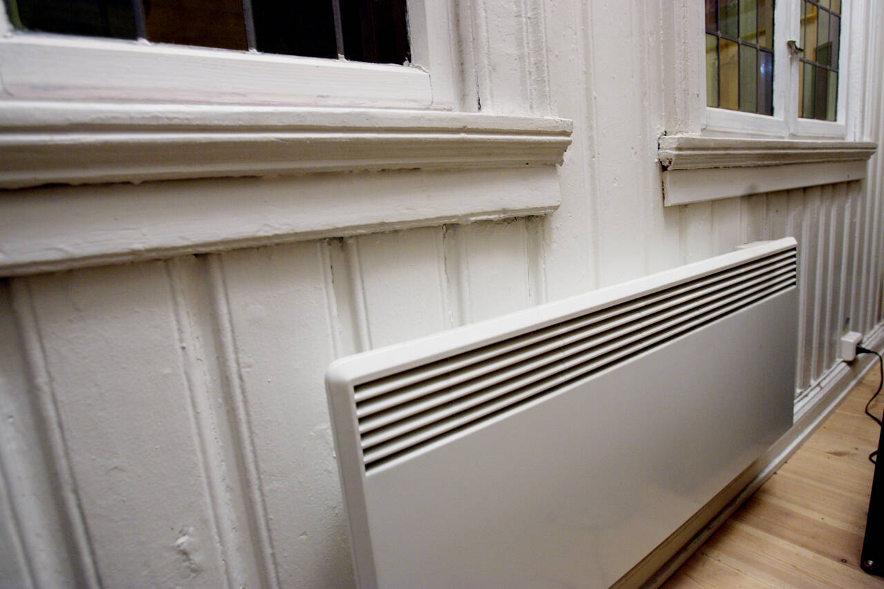 Det kan bli billigere å varme opp huset med gassovn enn panelovn i vinter. Foto: Stian Lysberg Solum / NTB.