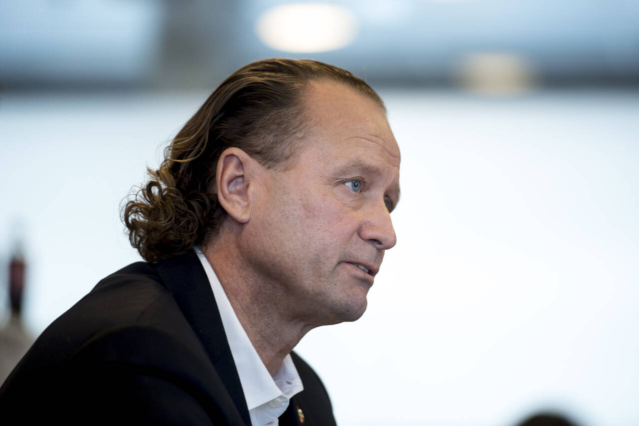 Jan Erik Saugestad i Storebrand, som ikke lenger skal investere i selskaper som dumper gruveslam i sjø. Foto: Carina Johansen / NTB