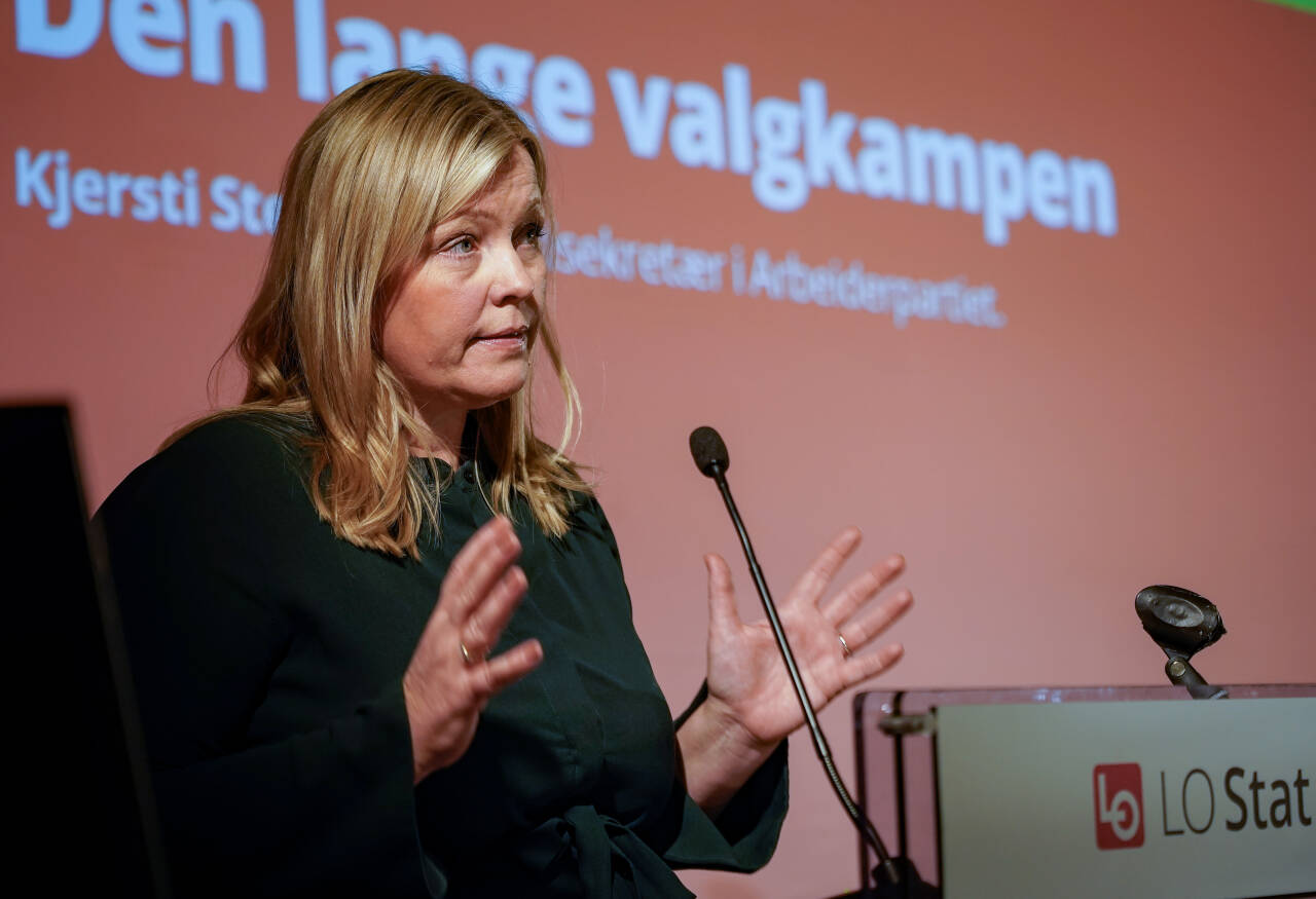 Partisekretær i Ap, Kjersti Stenseng, mister nattesøvnen av dårlige målinger. Foto: Terje Bendiksby / NTB