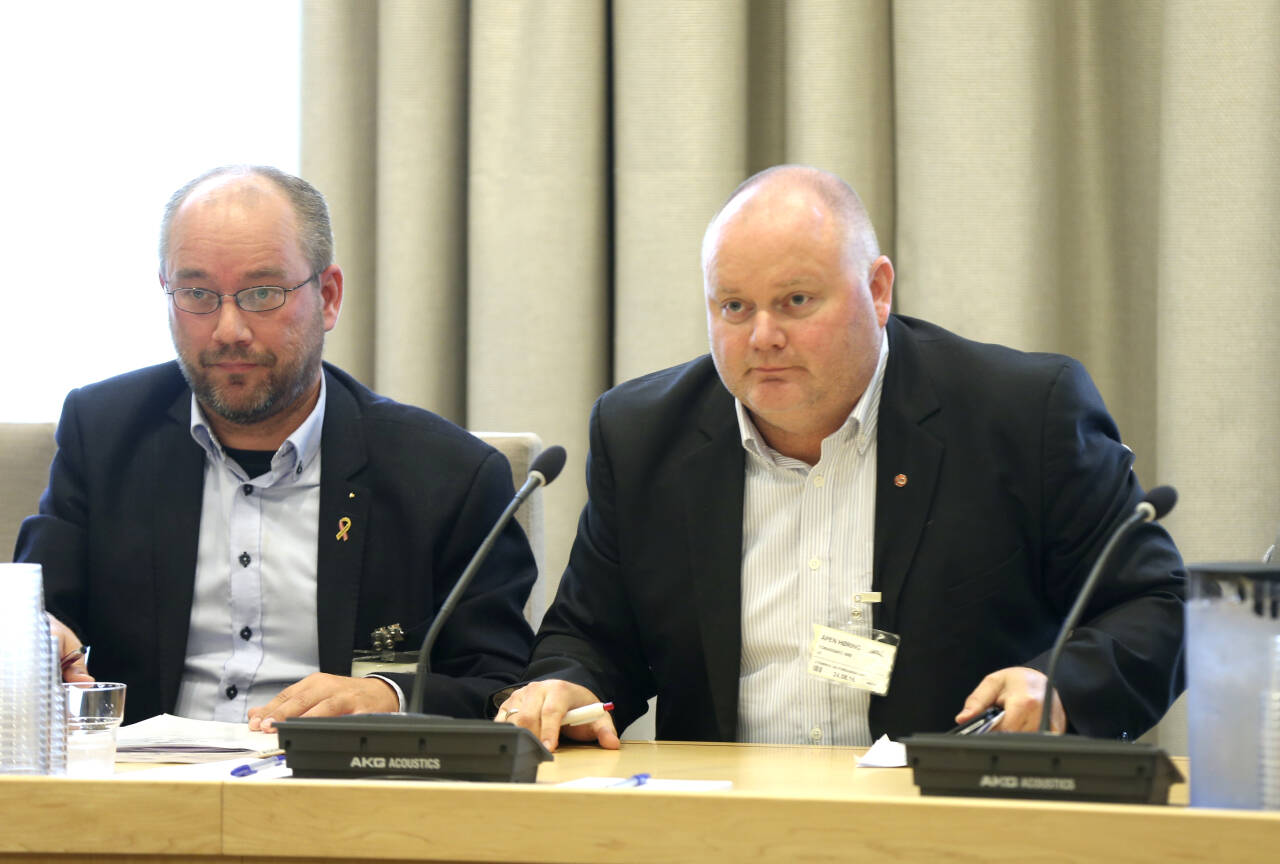 Torbjørn Bongo, her til venstre, vil ha lederdebatt i Arbeiderpartiet.Foto: Vidar Ruud / NTB