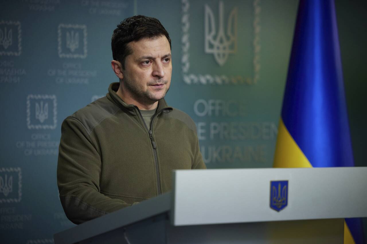 Foto: Ukrainas presidentkontors presseavdeling via AP / NTB