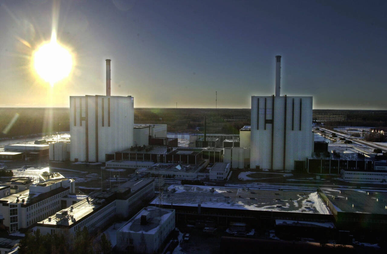 Kjernekraftverkene Forsmark 1 og 2 i Sverige.Arkivfoto: Lars Pehrson / Scanpix