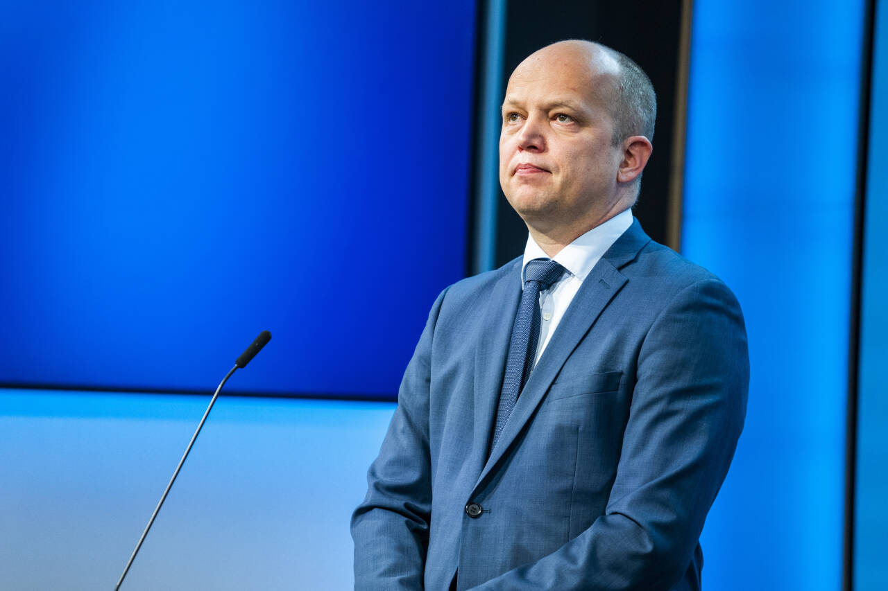 Jens Stoltenberg er den beste sentralbanksjefen for Norge, sier finansminister Trygve Slagsvold Vedum (Sp). Foto: Håkon Mosvold Larsen / NTB