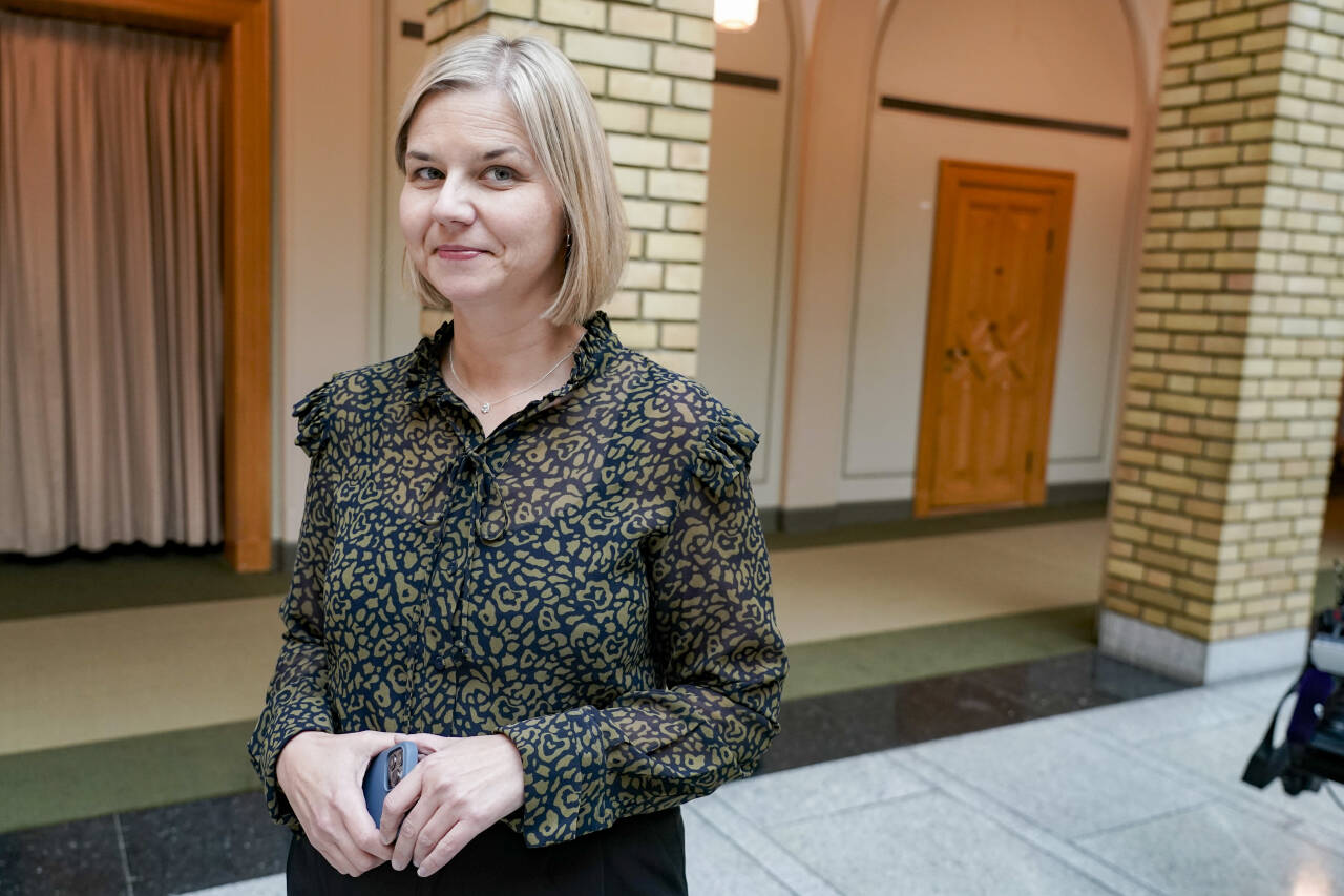 Venstre-leder Guri Melby tror partiet hennes vinner på å være tydelige og konstruktive.Foto: Terje Pedersen / NTB