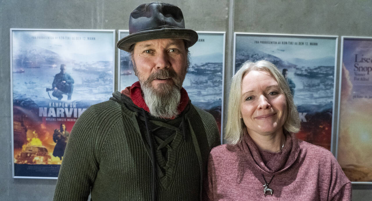 Skuespiller Stig Henrik Hoff og produsent Live Bonnevie har vært med på å lage filmen «Kampen om Narvik». At filmen har blitt utsatt på ubestemt tid er en av årsakene til at billettsalget på norske kinoer har stupt de siste månedene, tror bransjeorganisasjonen Film & Kino.Foto: Terje Pedersen / NTB