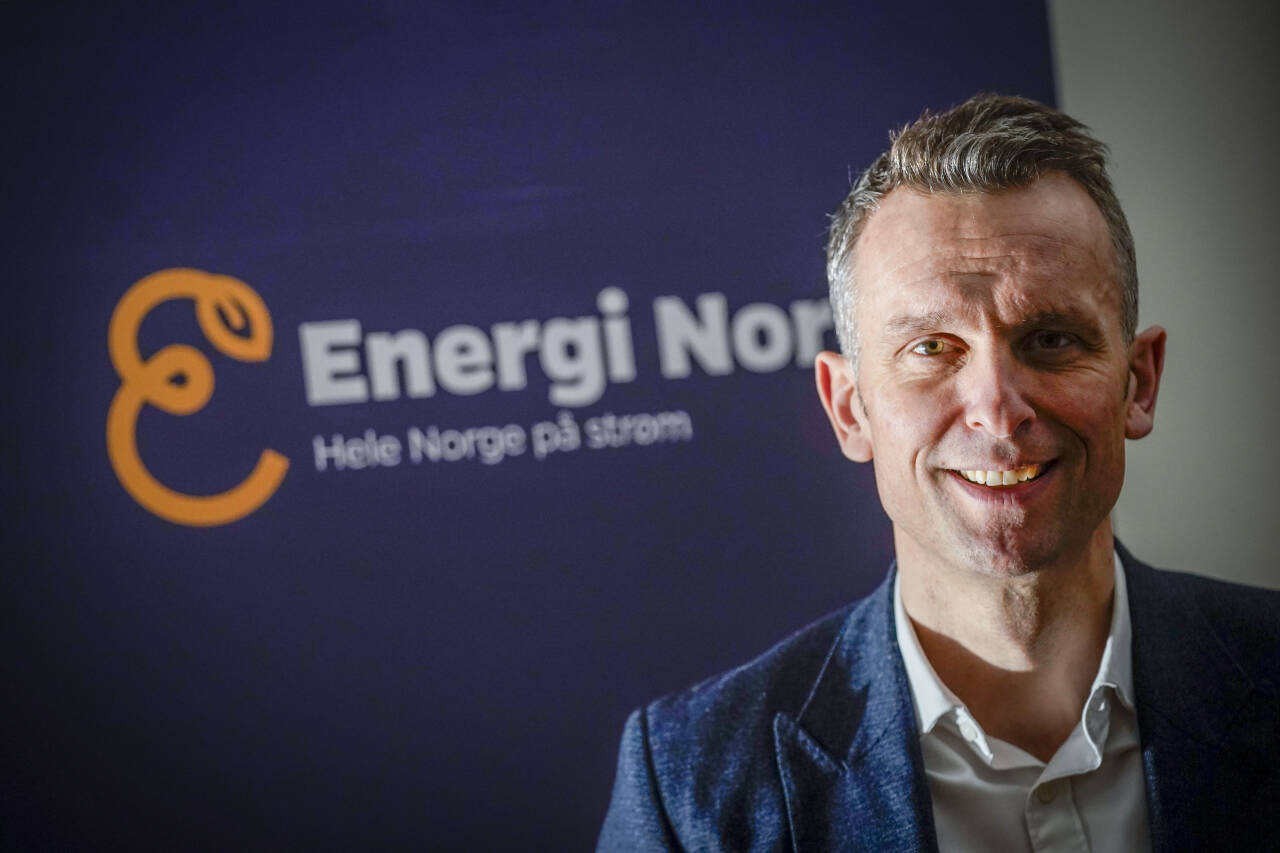 Fornybarnæringen har egne utfordringer knyttet til klima, miljø og natur. Disse er nå kartlagt, sier administrerende direktør Knut Kroepelien i Energi Norge. Foto: Lise Åserud / NTB