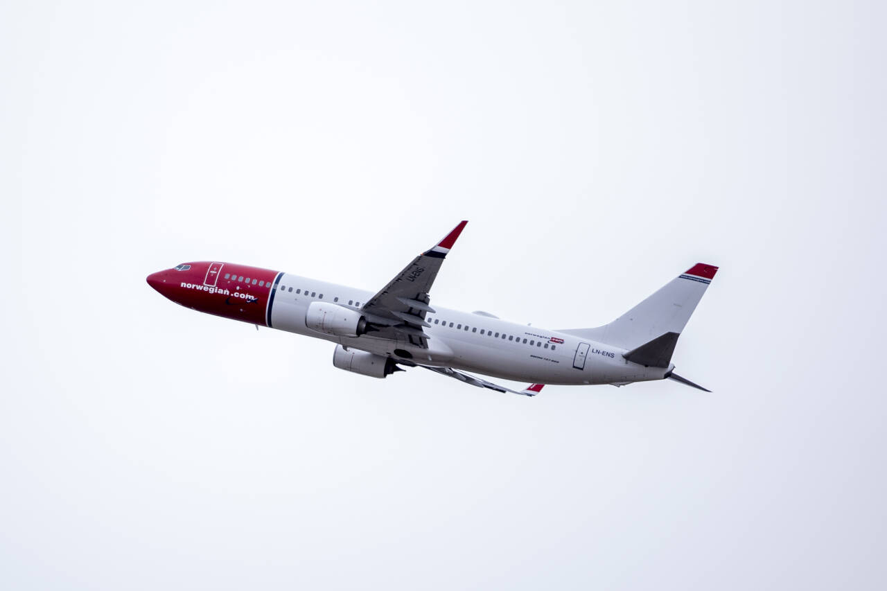 Et fly fra Norwegian tar av fra Oslo lufthavn Gardermoen.Foto: Javad Parsa / NTB