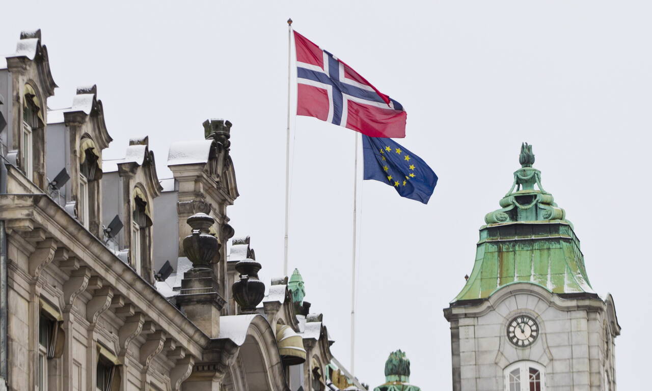 Den EU-positive tendensen er sterkest i Oslo. Der svarer 37 prosent av de spurte at de er blitt mer positive til norsk EU-medlemskap i forbindelse med Russlands invasjon. Foto: Vegard Grøtt / NTB