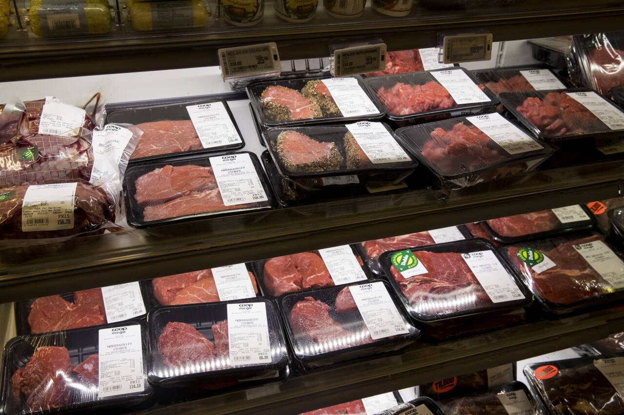 Rødt kjøtt, inkludert svinekjøtt, sto for 76 prosent av kjøttinntaket til nordmenn i fjor. Foto: Terje Pedersen / NTB